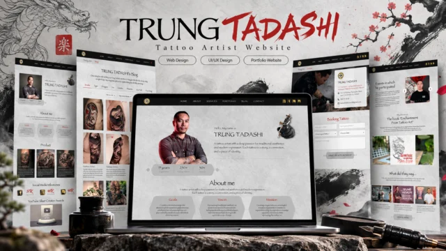Tadashi Tattoo – website nghệ sĩ xăm