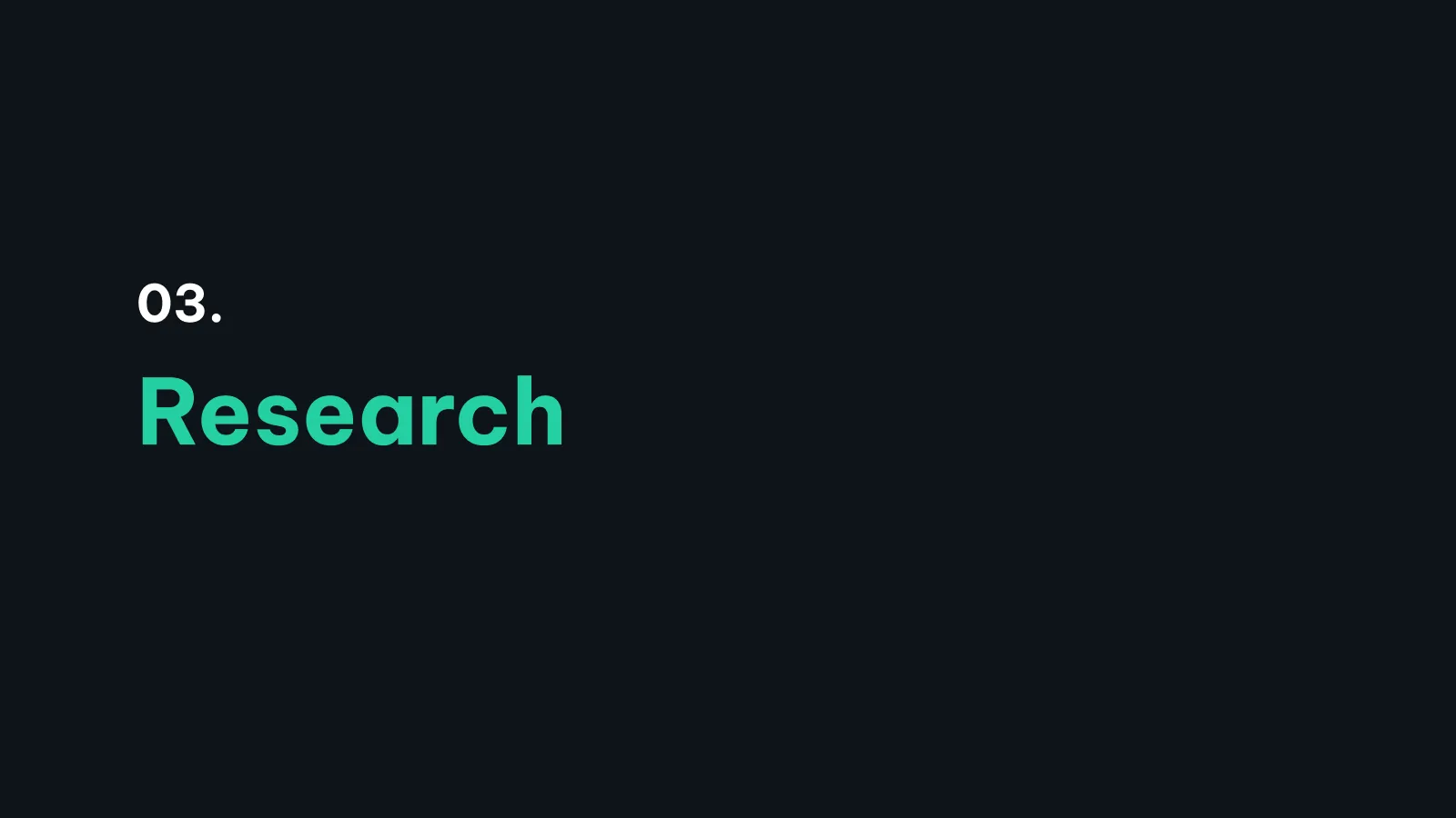 Bản trình bày The Coach, slide 10: 03 · Research